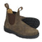 Blundstone 585 Rustic Brown Slip On Chelsea  Ankle Boot Mens Womens